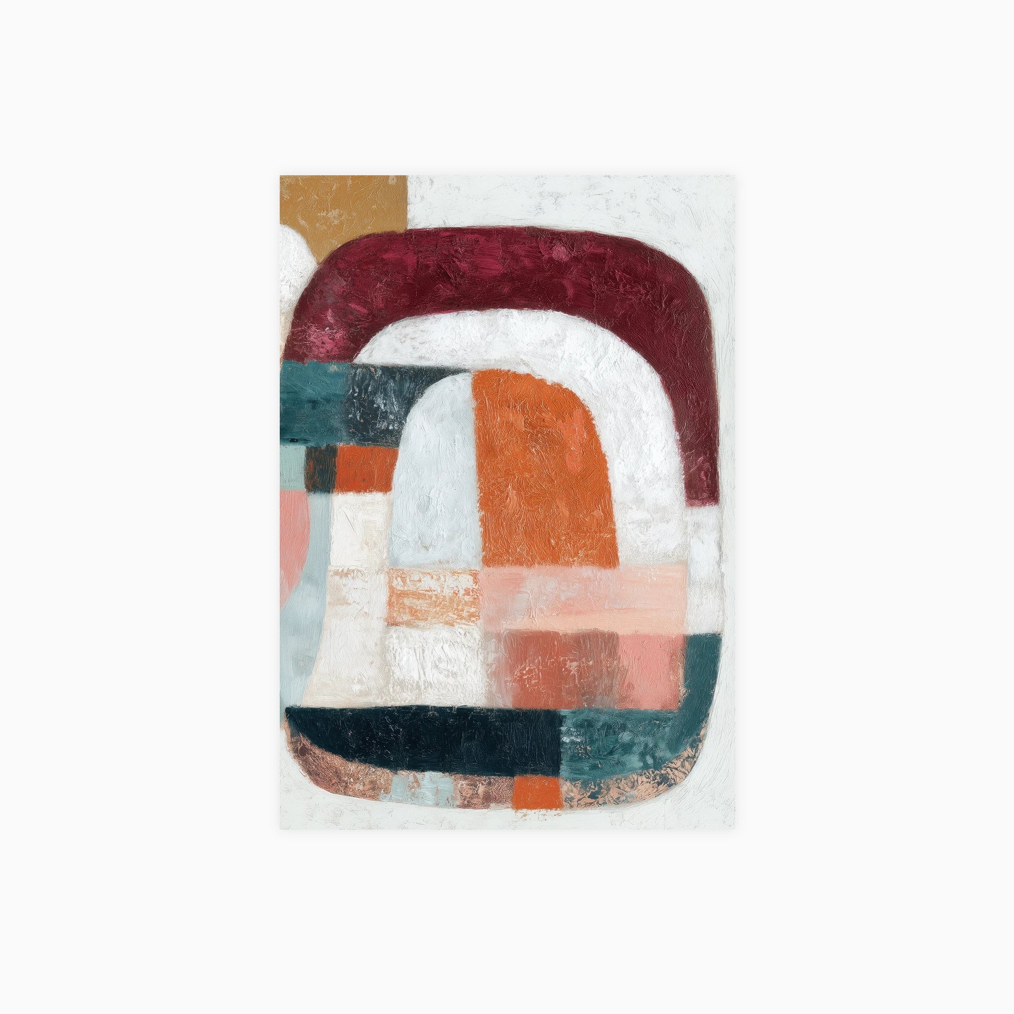 Interlocking Forms II Poster