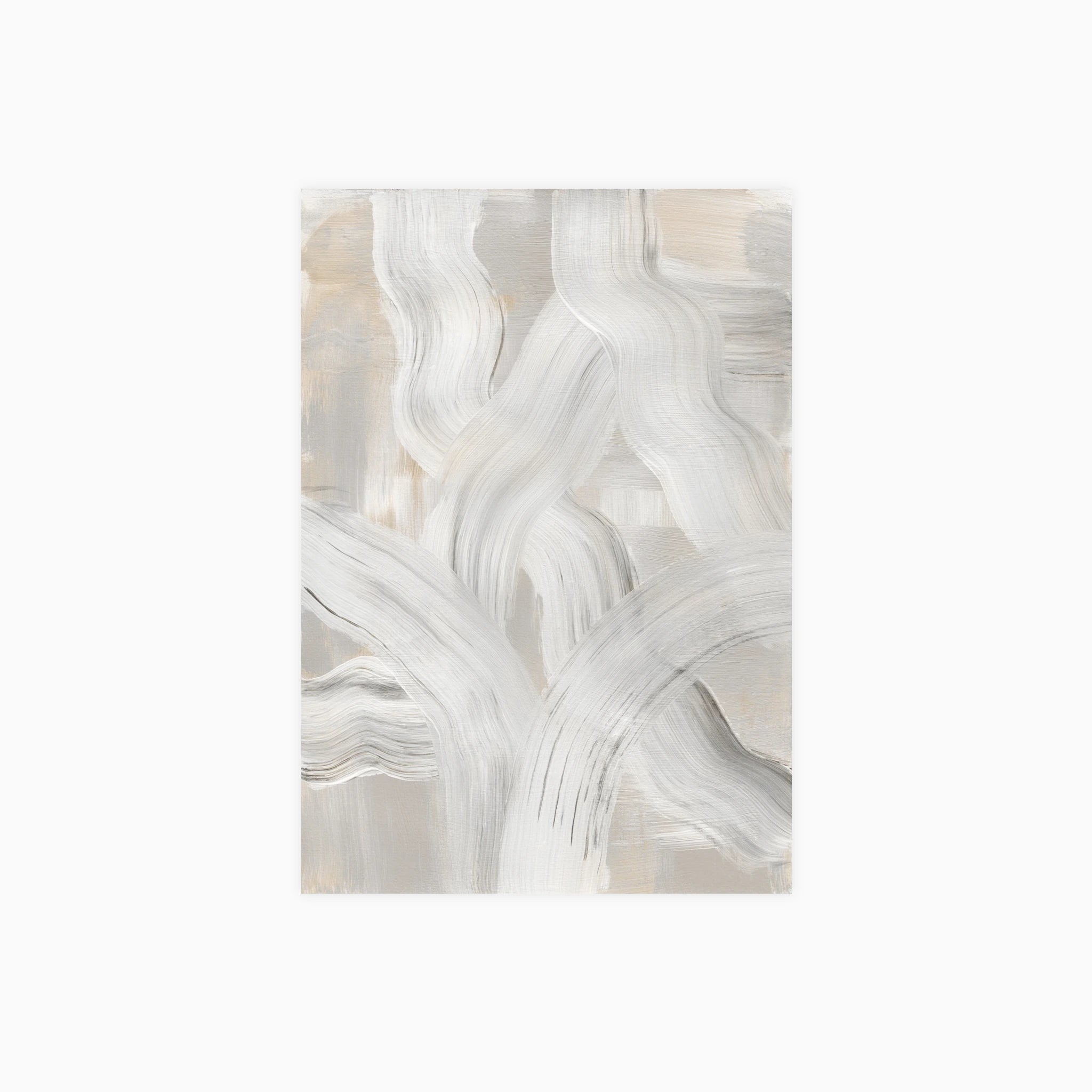 Abstract Brush Strokes 126 Poster