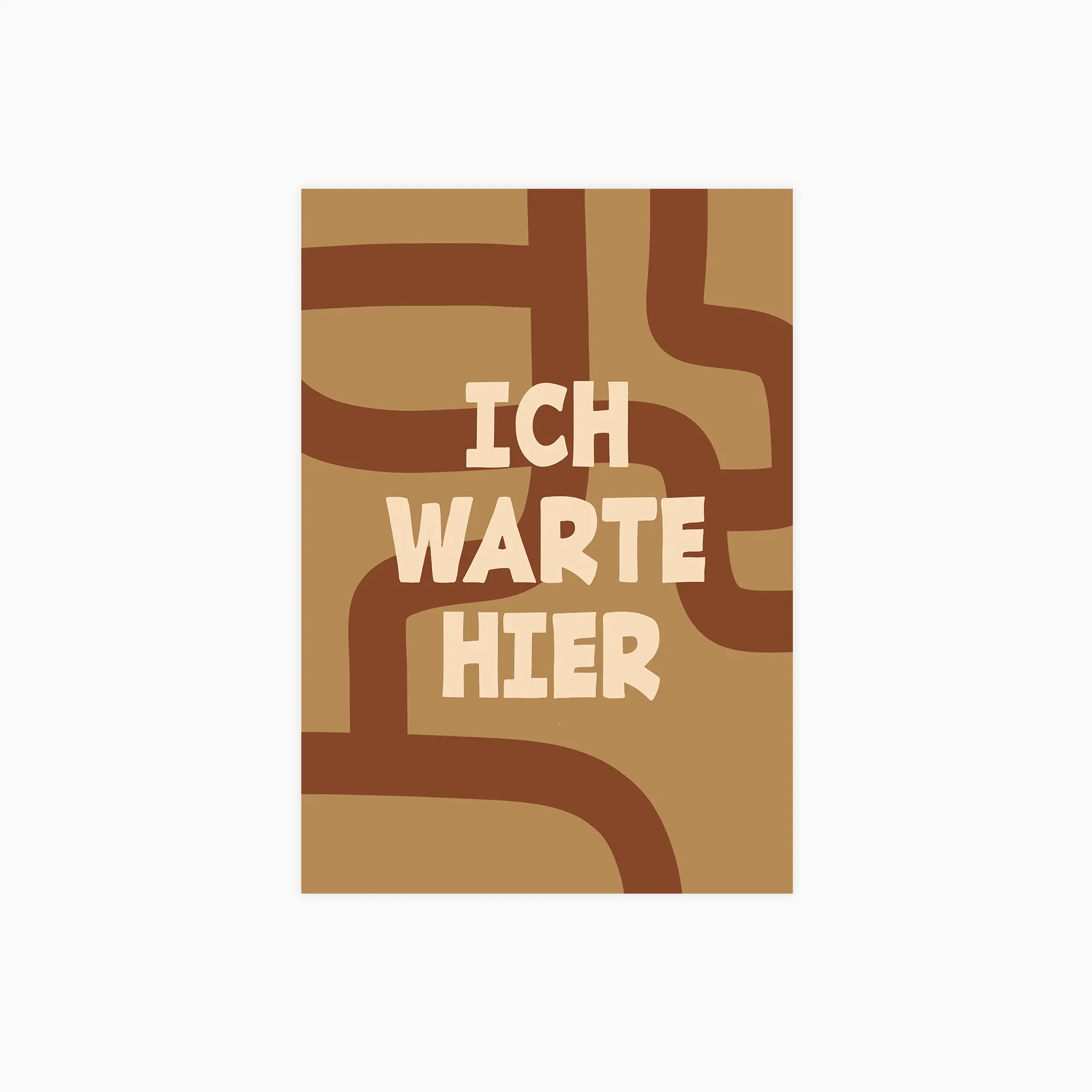 Ich Warte Hier Poster