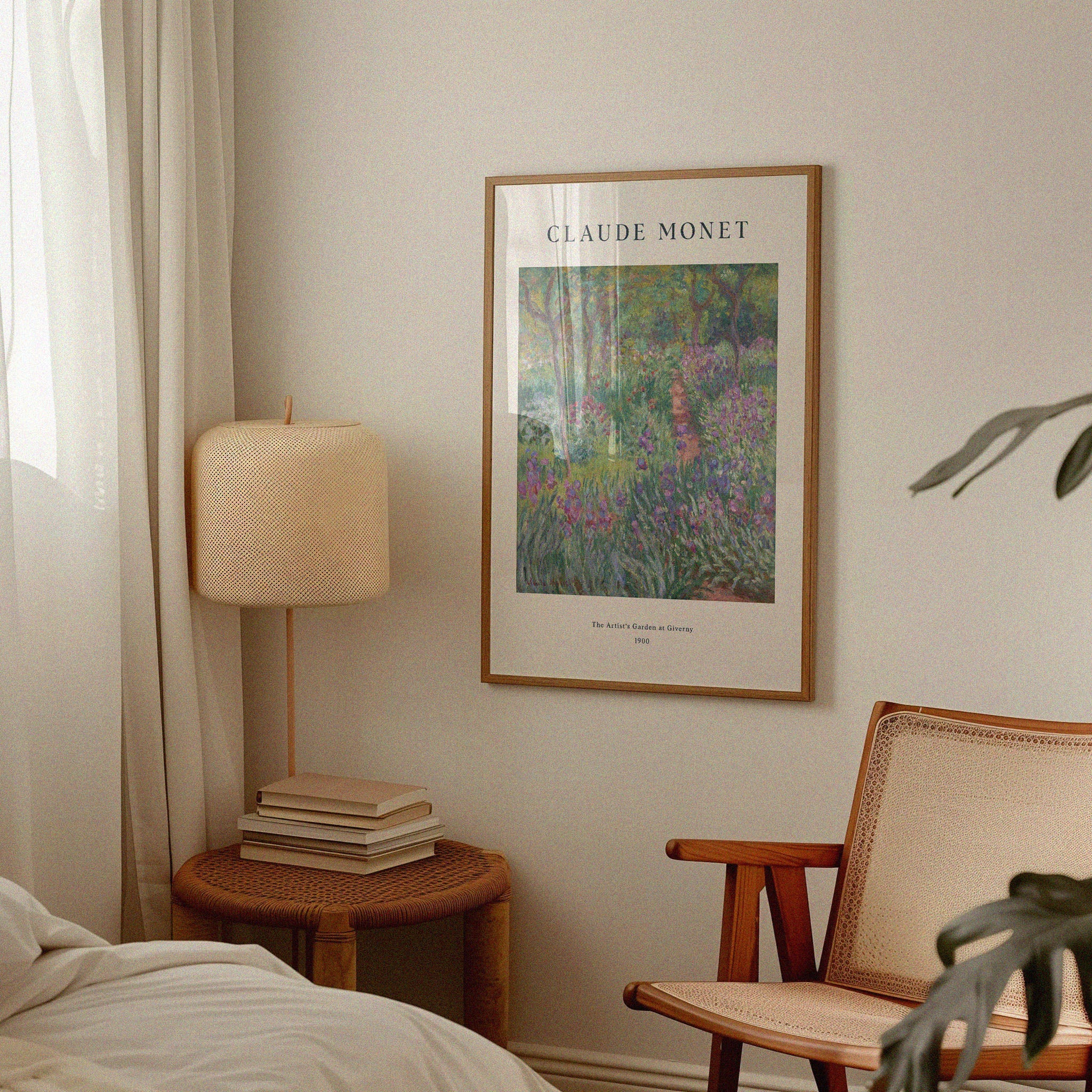 The Artist's Garden at Giverny Poster