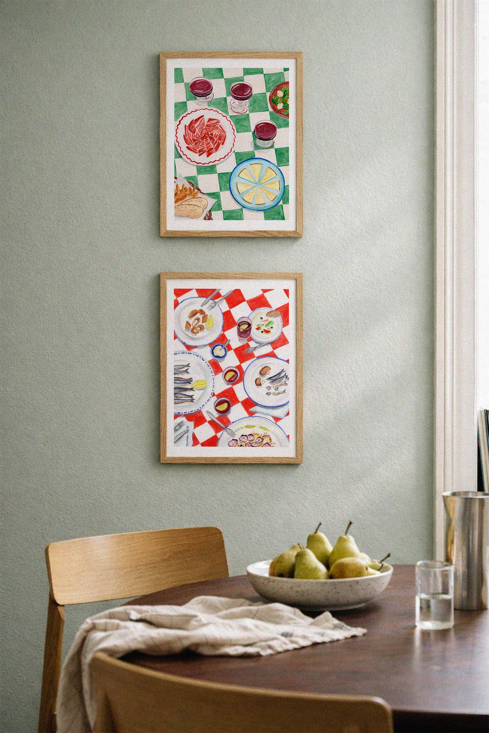 Jamon y Queso Poster