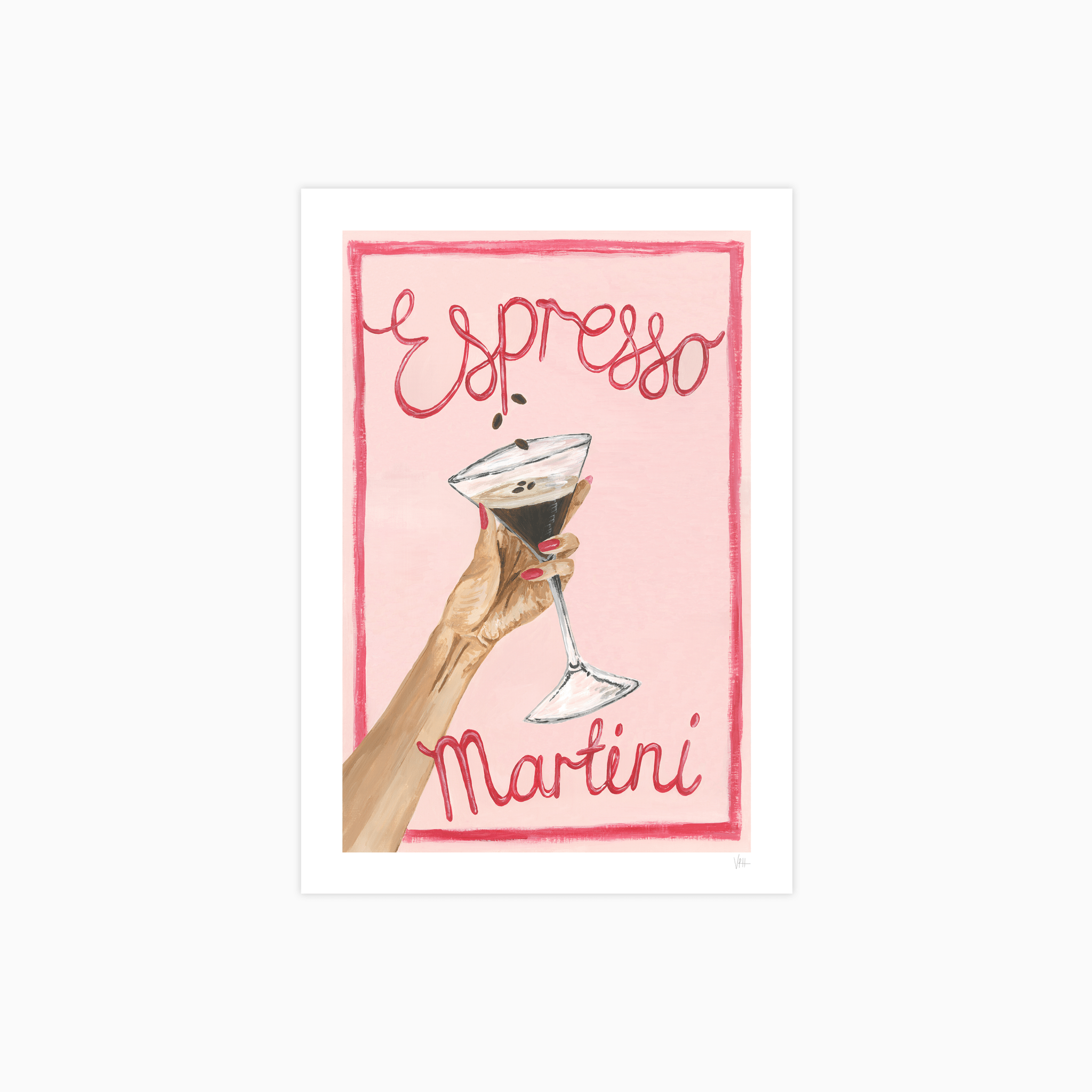 Espresso Martini Cocktail Poster