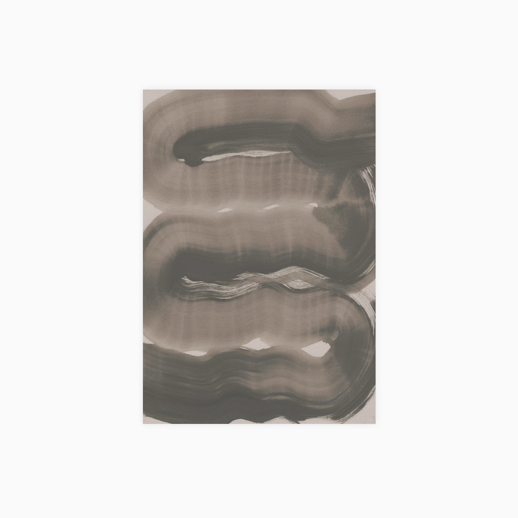 Abstract Brush Strokes 163X Poster