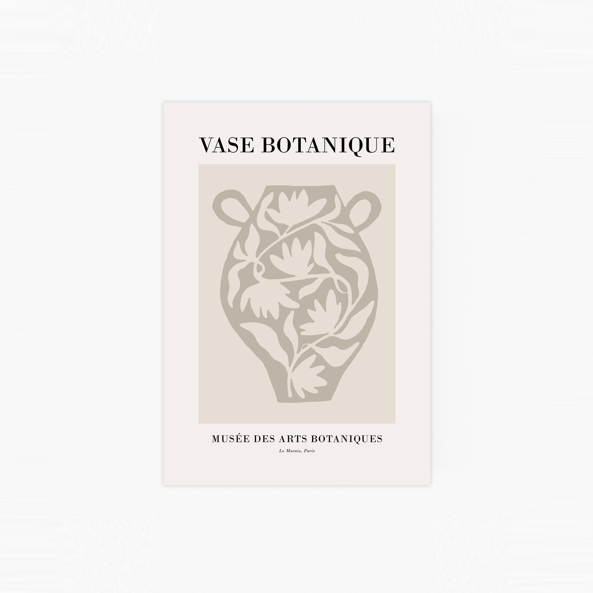Vase Botanique Poster