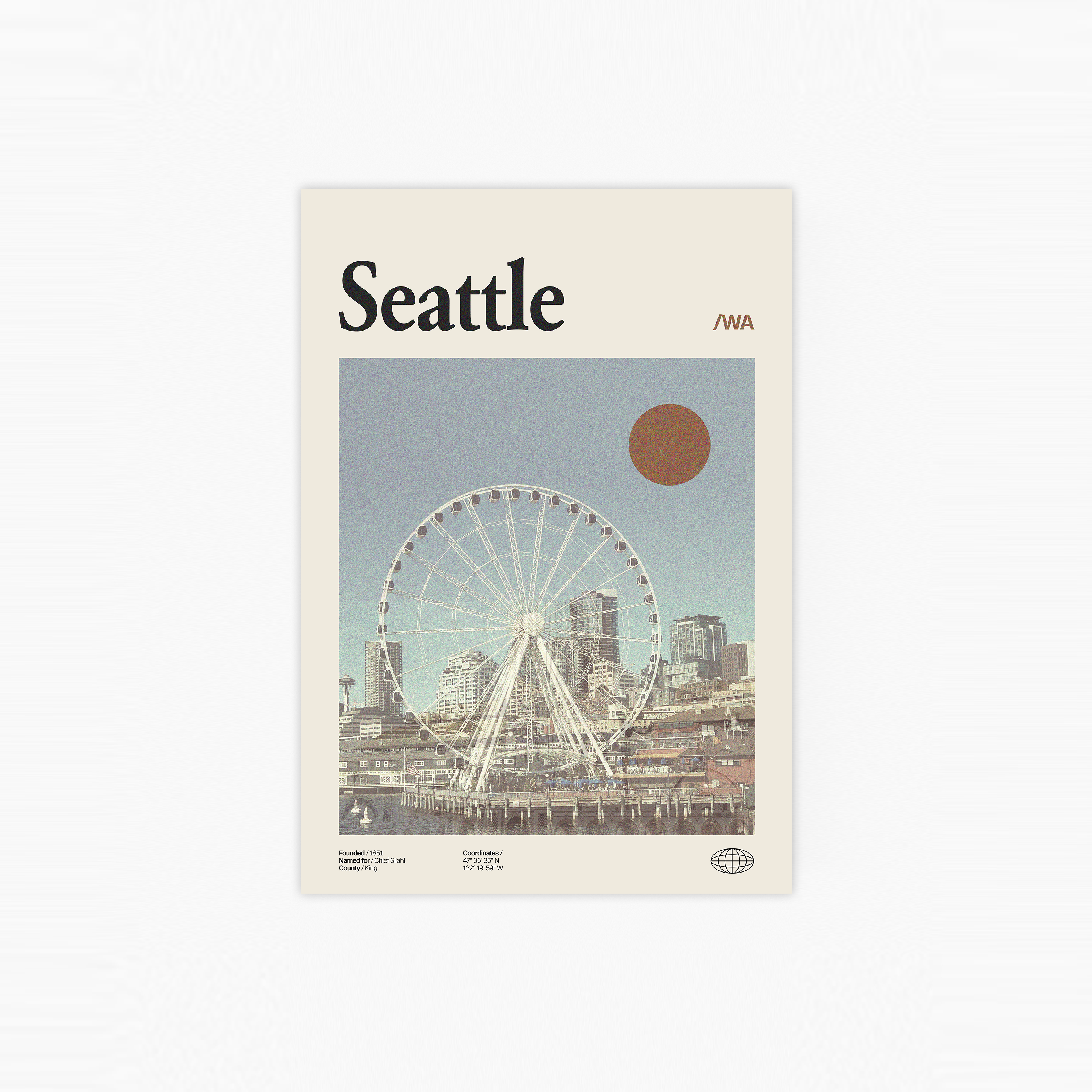Seattle, Washington Poster