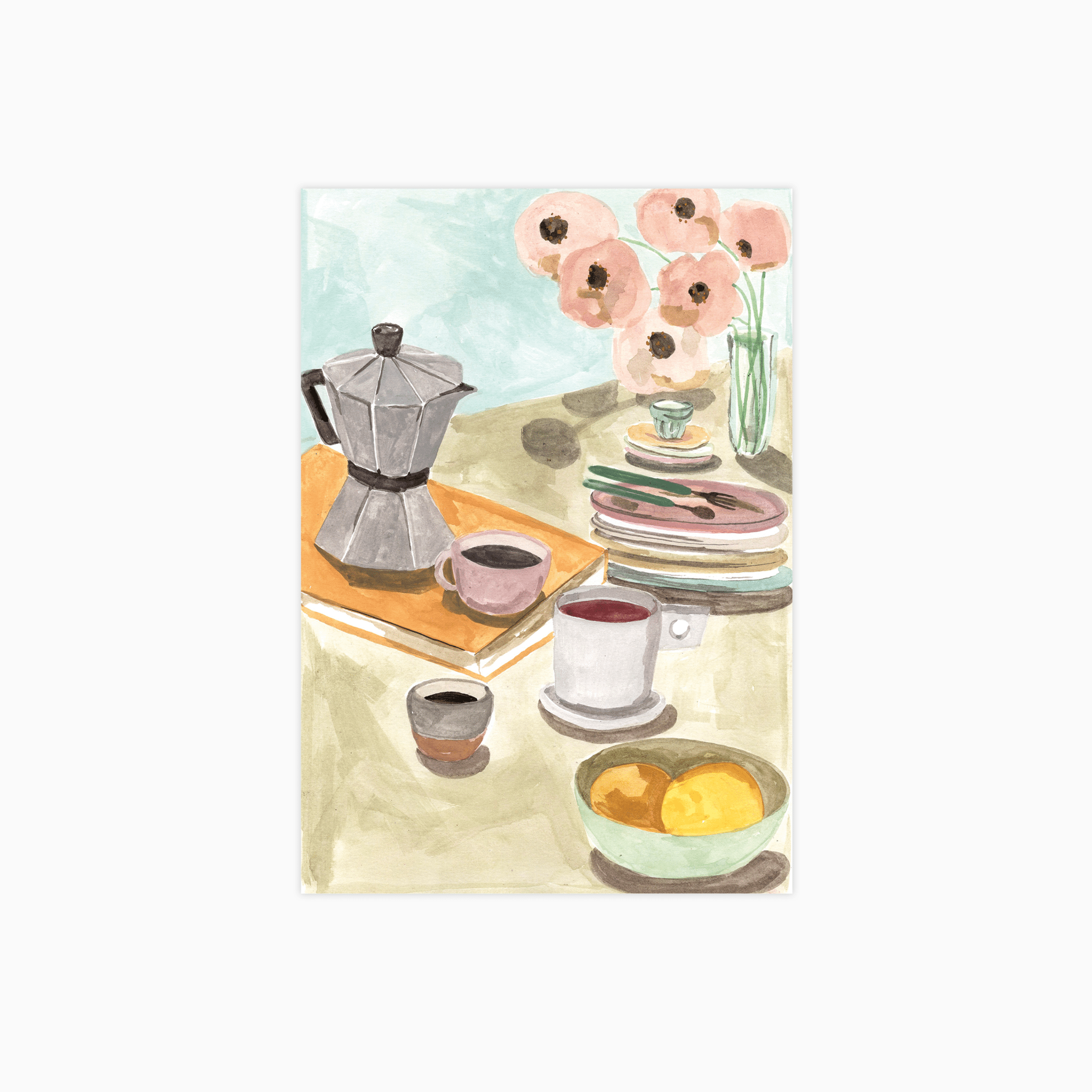 Breakfast Table Poster