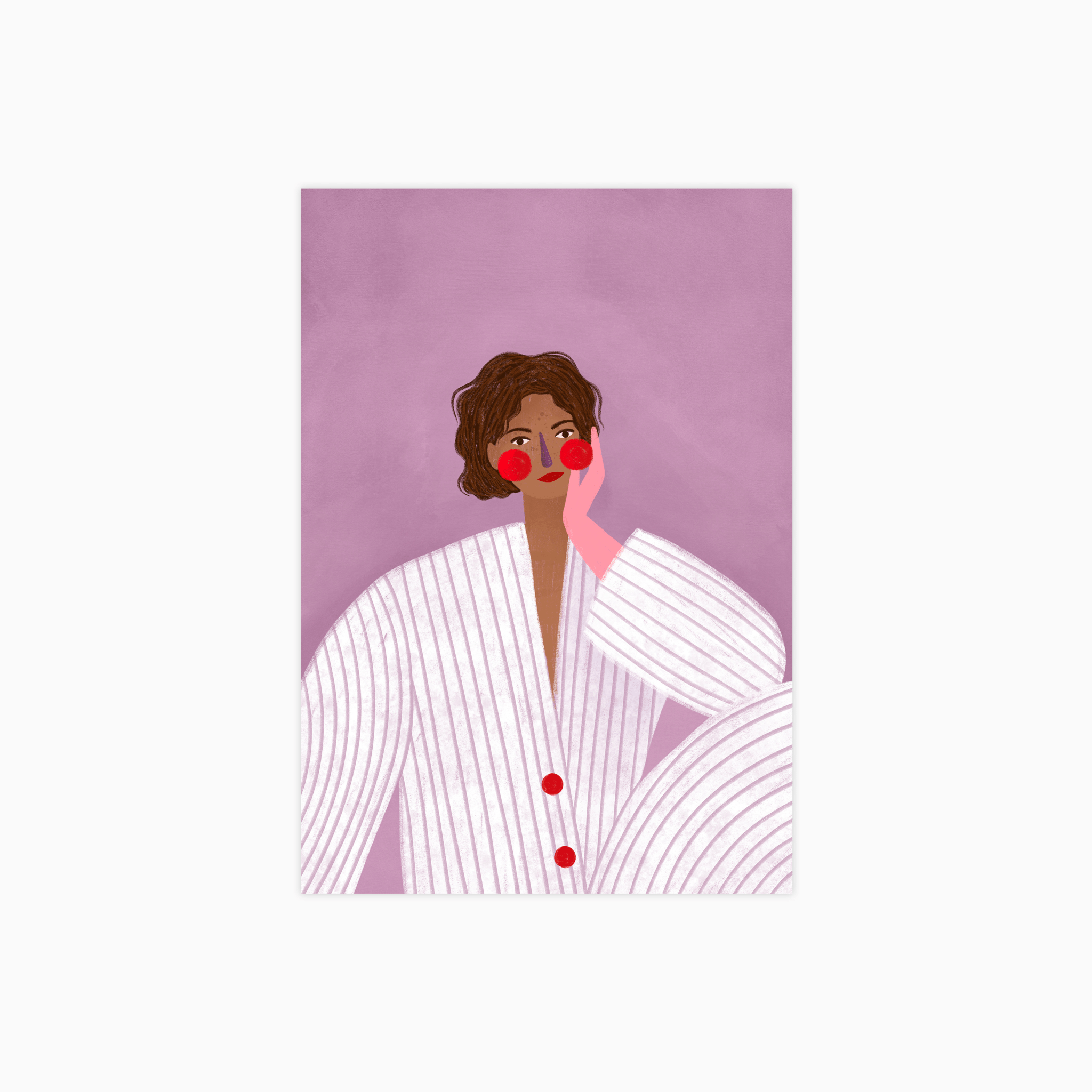 The Woman with the Pink Glove Poster