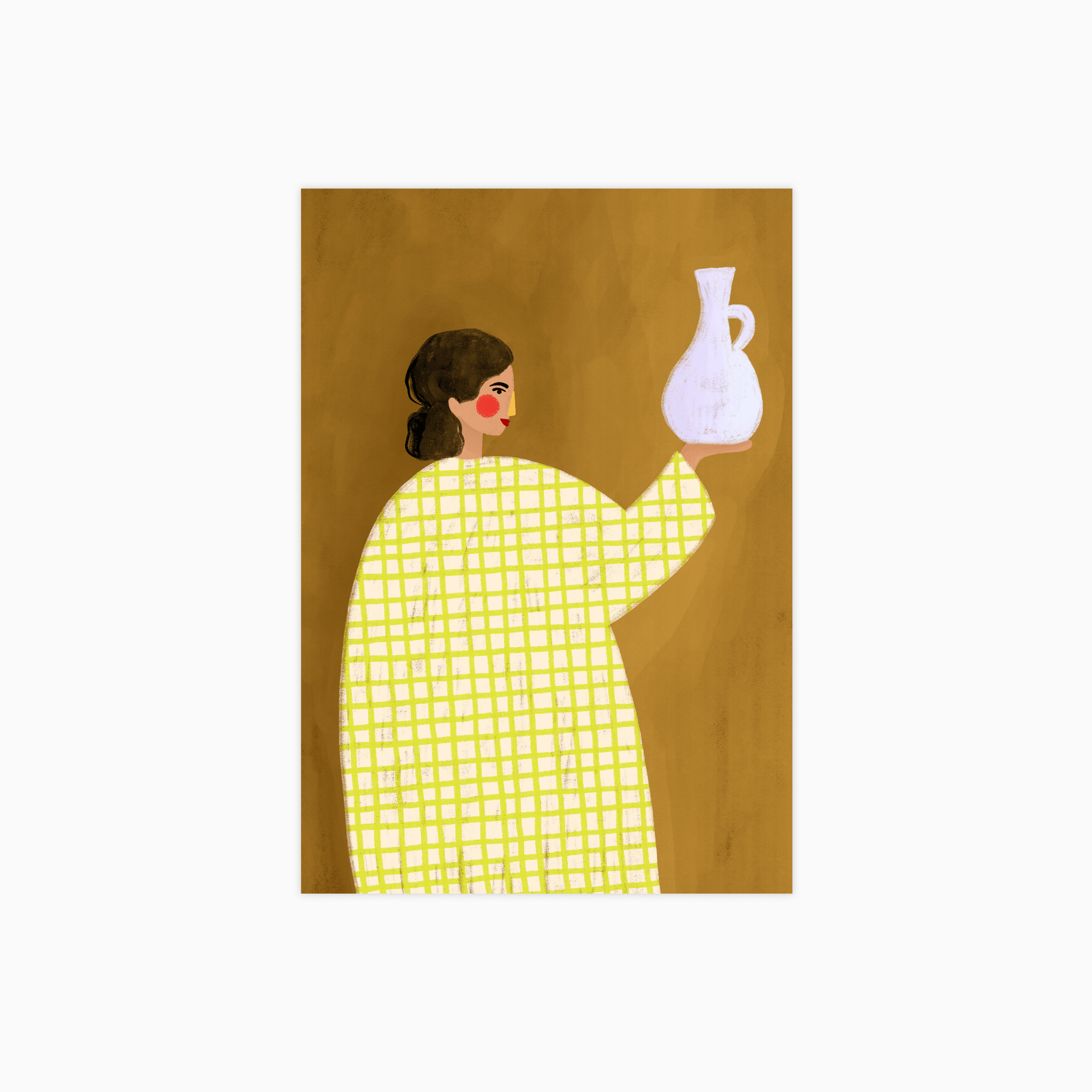 The Woman with the Vase Poster