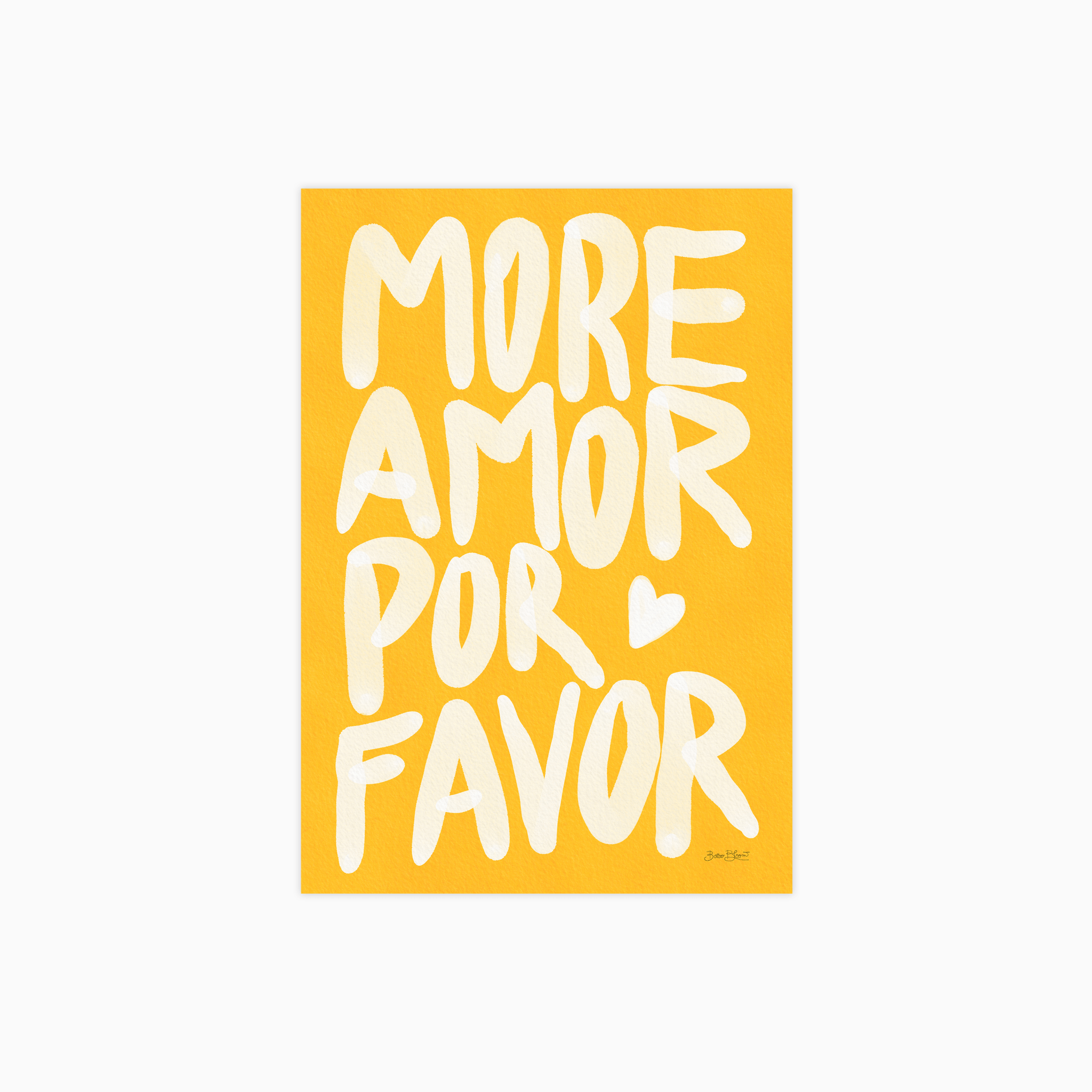 More Amor por Favor No.3 Poster