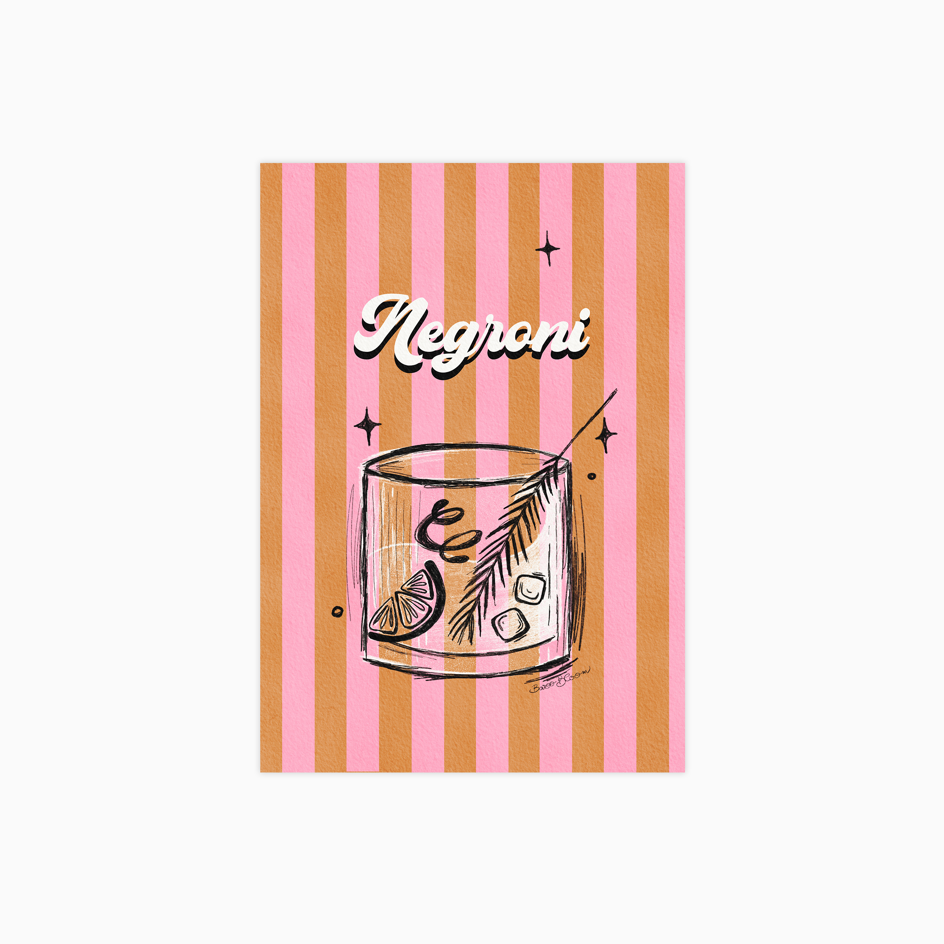 Negroni Night Poster