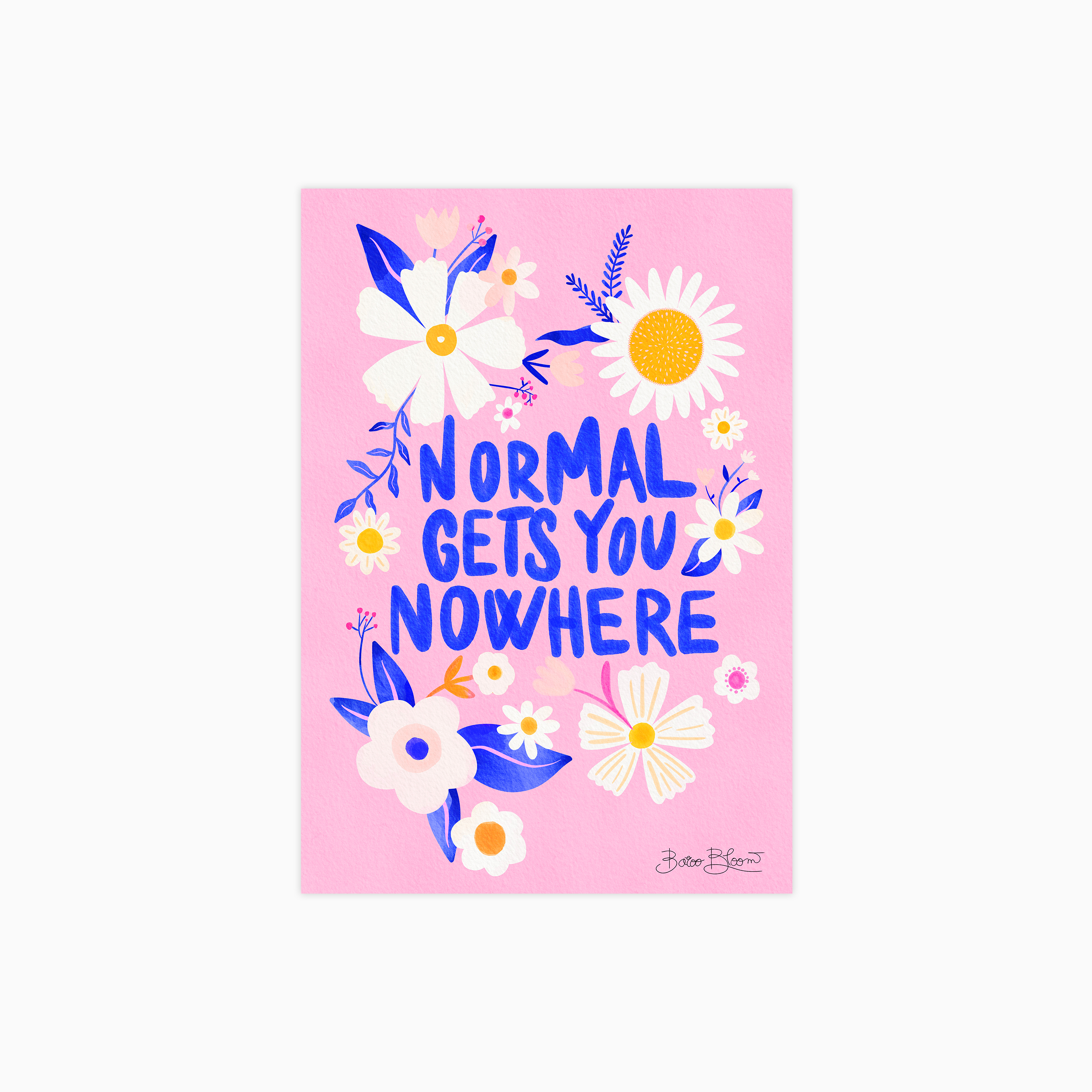 Eclectic Flowers Poster