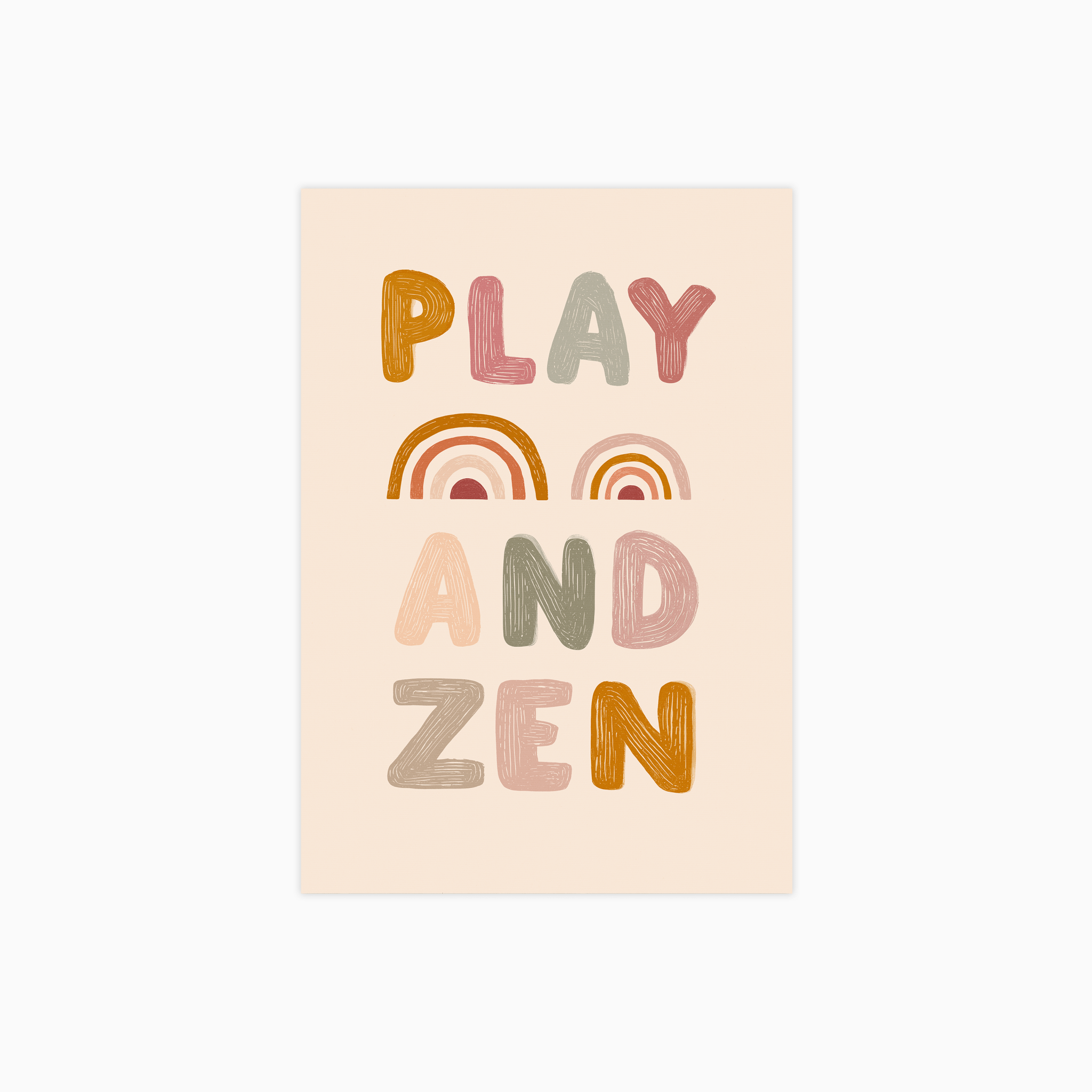 Play And Zen No 01 Poster