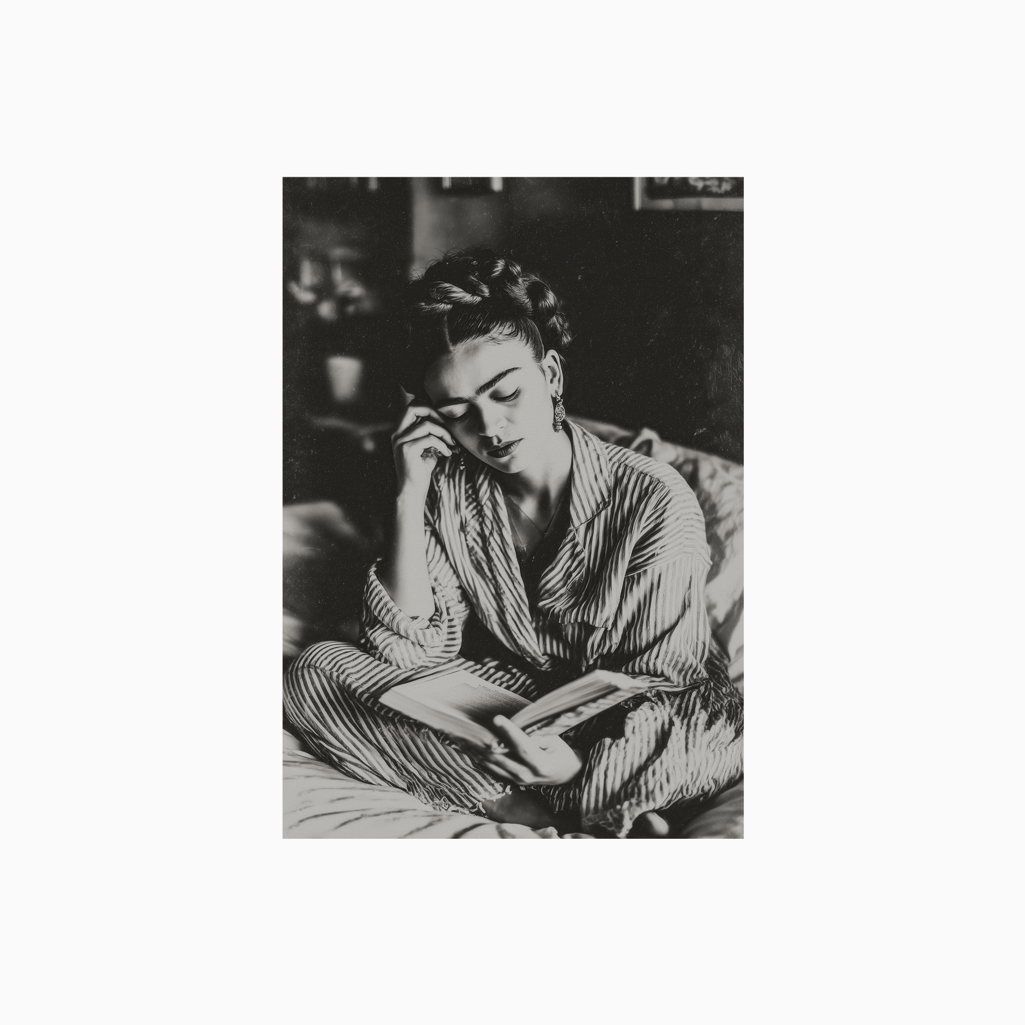 Reading Frida Poster