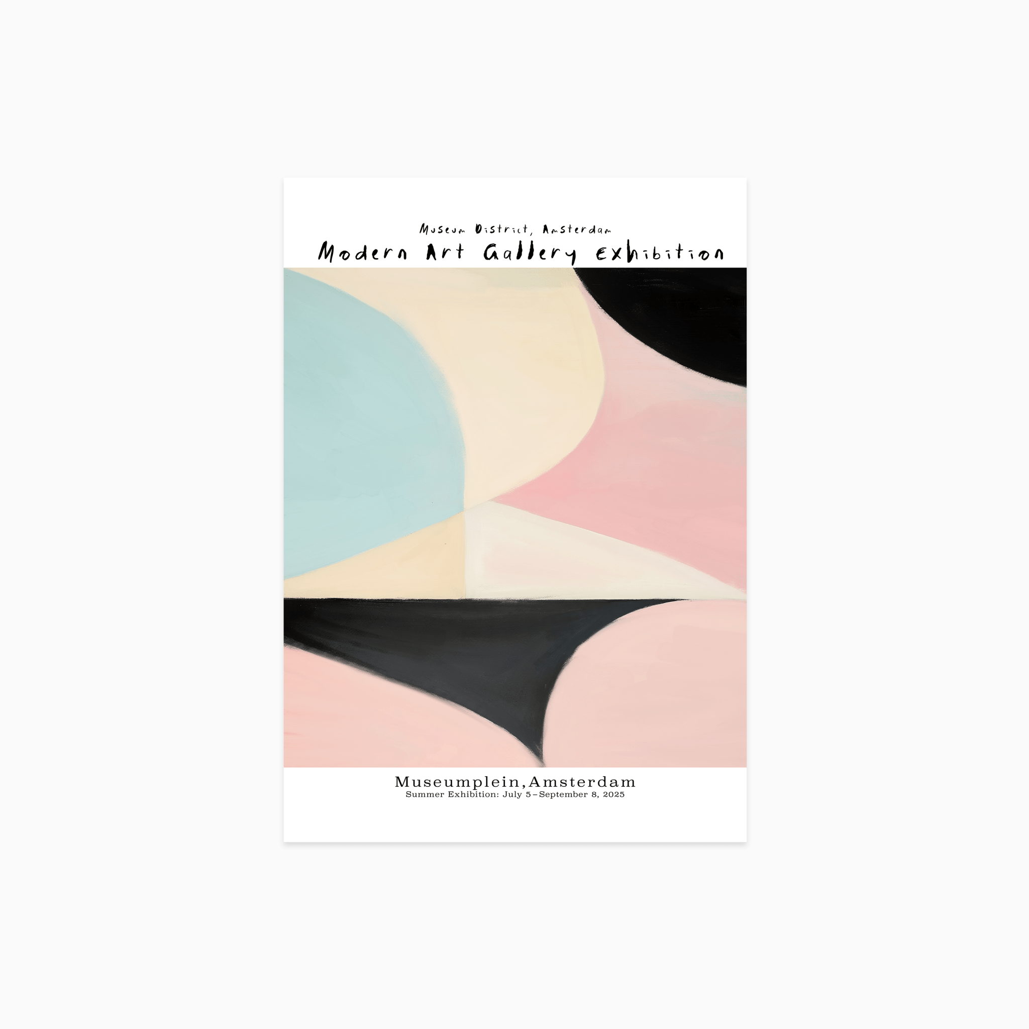 Modern Art Gallery Amsterdam No 03 Poster