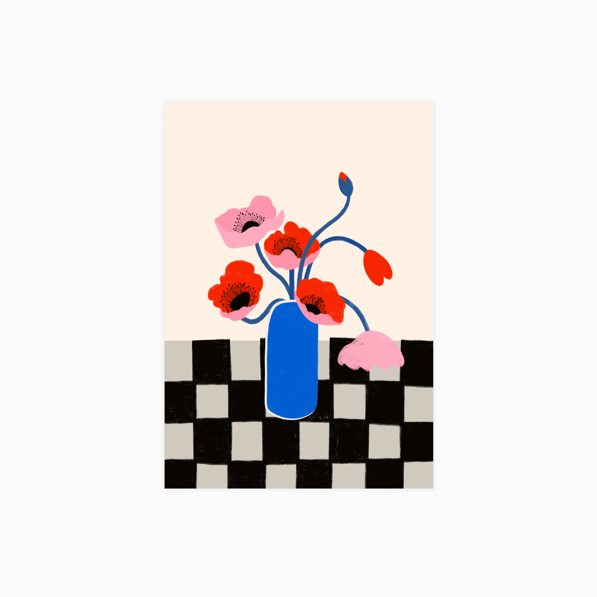 Blooming Contrast Poster