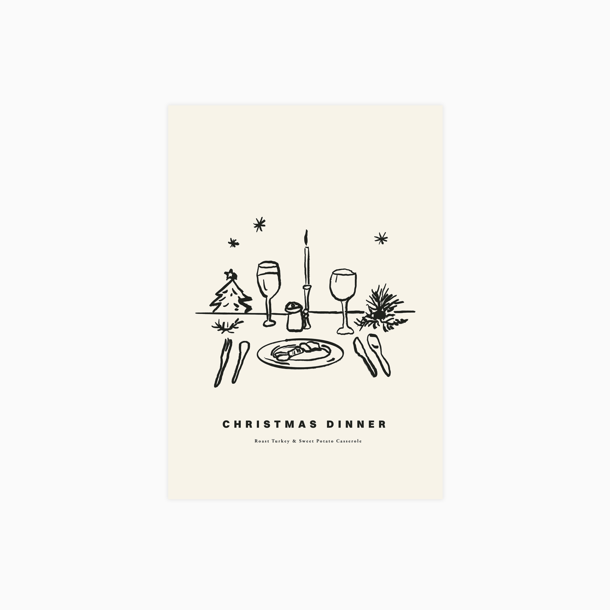 Christmas Dinner No 02 Poster