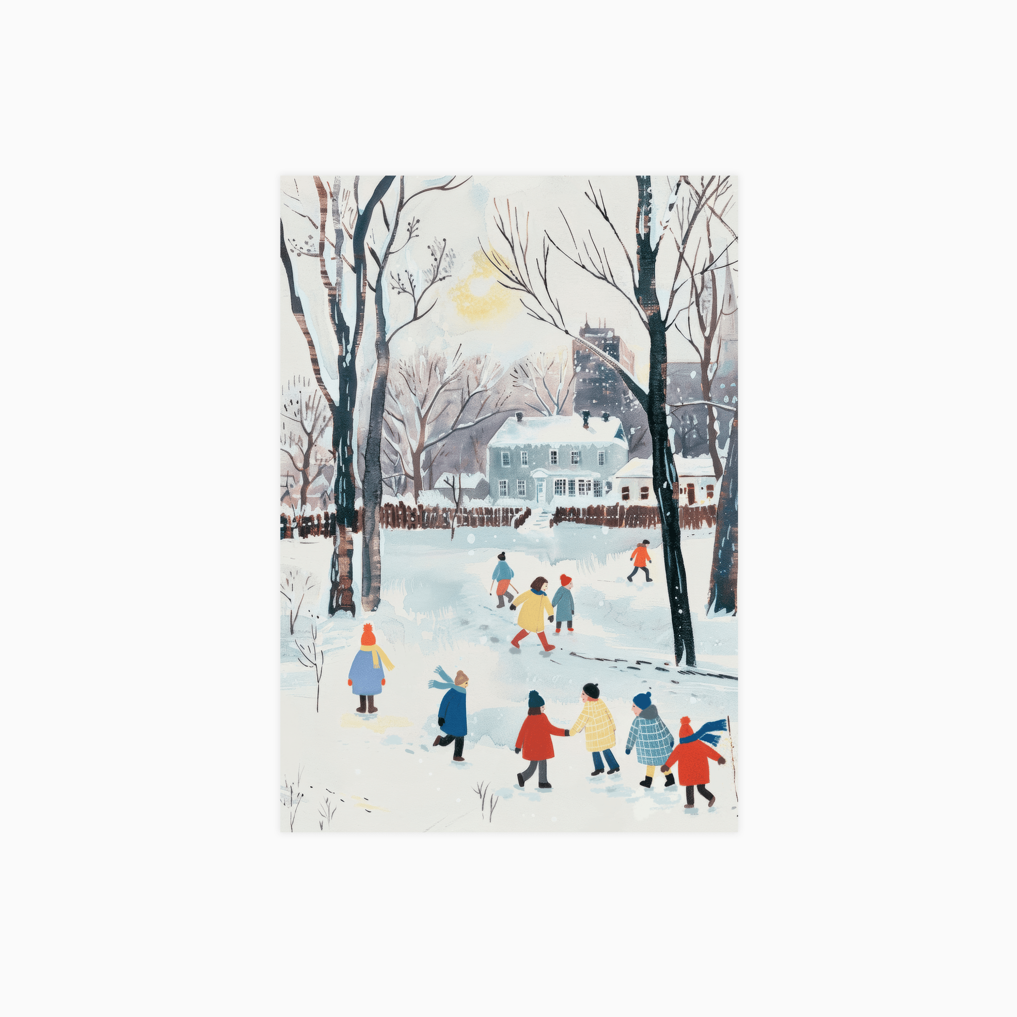 Happy Winter Day Poster