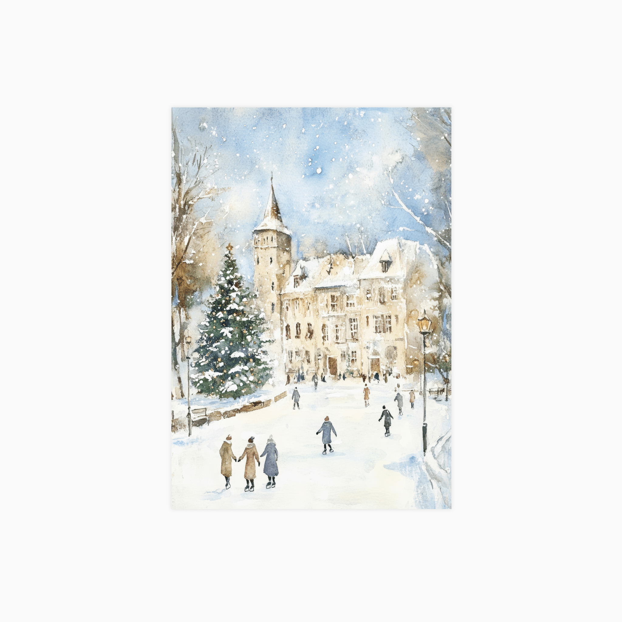 Ice Skates Fun Poster