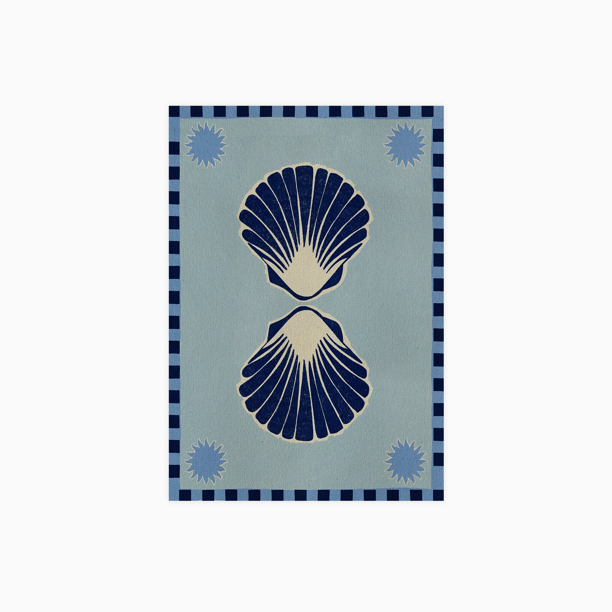 Lush Duo 3 Blue Seashell Poster