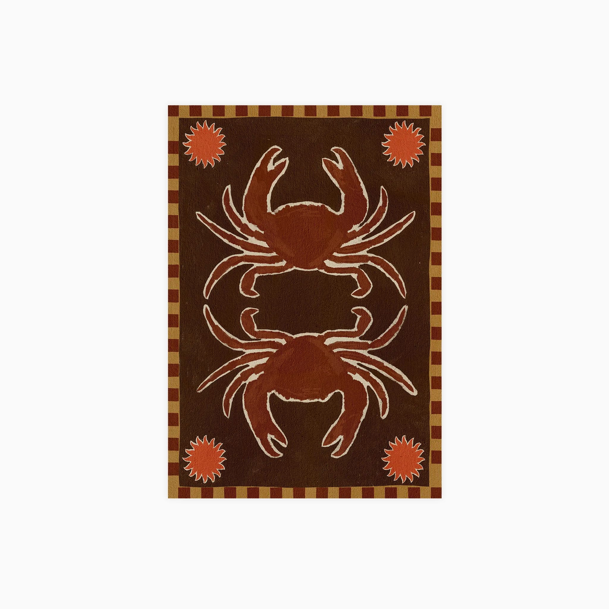 Lush Duo 6 Brown Crabs Poster