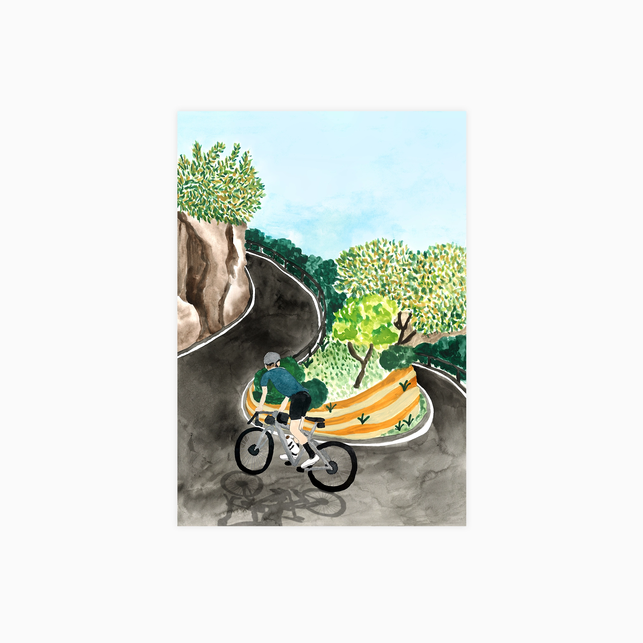 Tramuntana Mountain Roads Poster