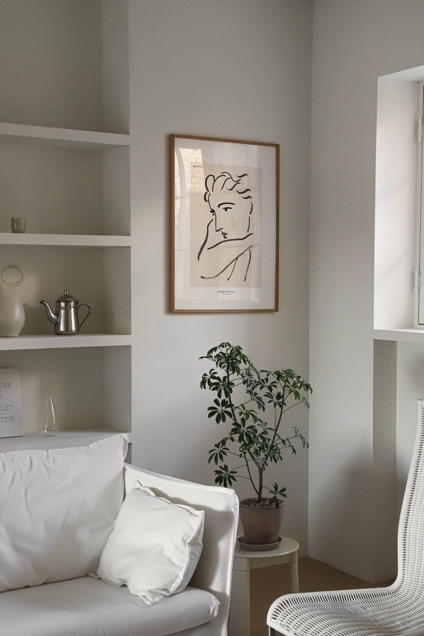 Profil de Femme Poster