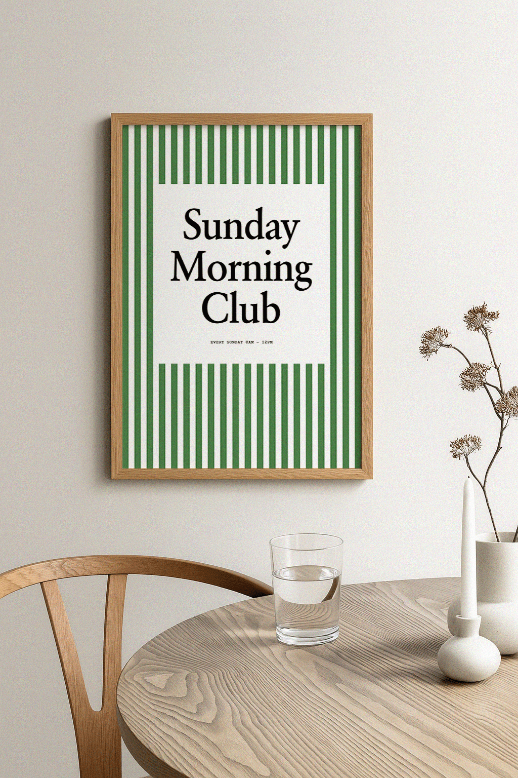 Sunday Morning Club Poster